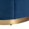 Baxton Studio Deserae Glam and Luxe Navy Blue Velvet and Brushed Gold Metal Sofa 244-13618-ZORO - alternate 5